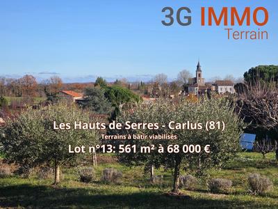 Terrain constructible - 561 m²
