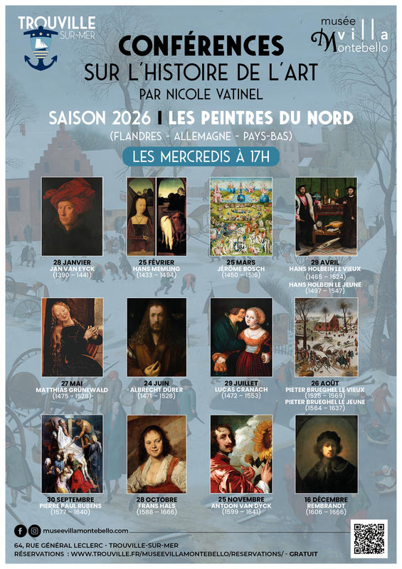 Conférences sur l'histoire de l'art - les peintres du Nord