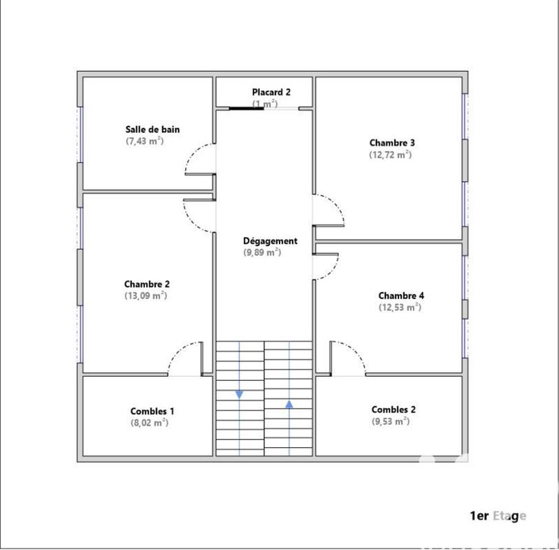 Maison - 129 m² - 6 pièces