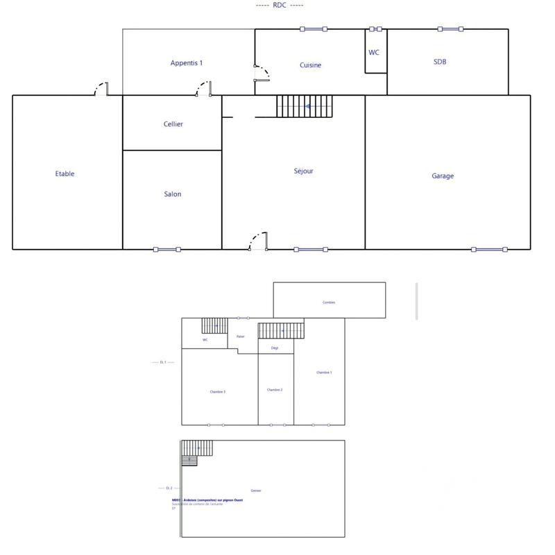 Maison - 96 m² - 4 pièces