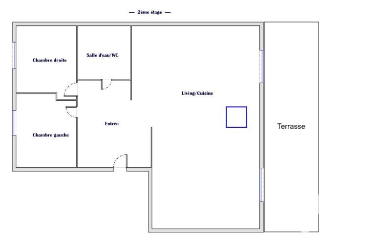 Appartement - 44 m² - 3 pièces
