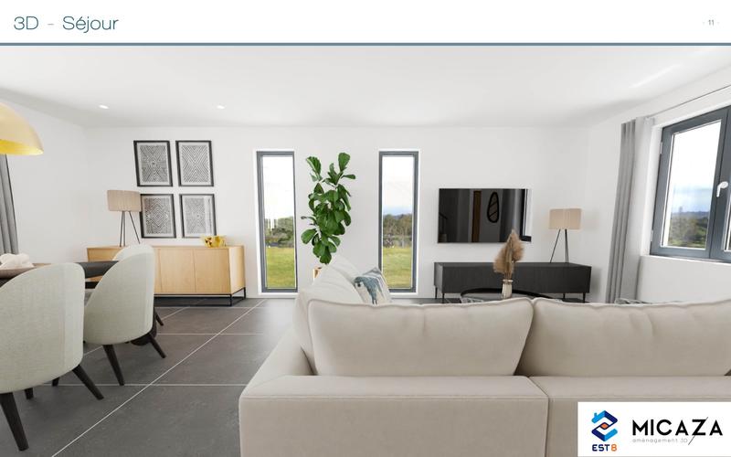 Maison contemporaine - 140 m² - 6 pièces