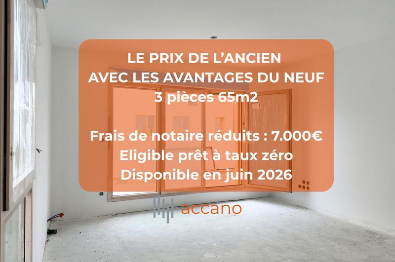 Appartement - 63 m² - 3 pièces