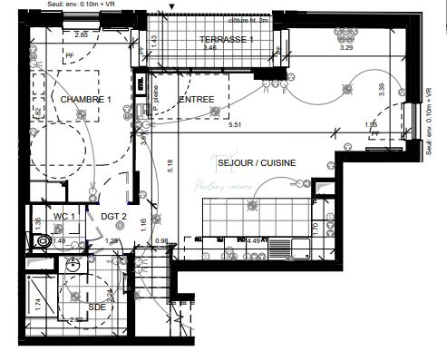 Duplex - 115 m² - 5 pièces