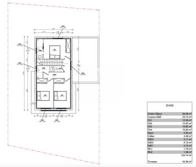 Villa - 120 m² - 5 pièces