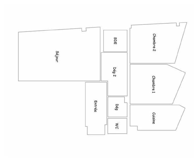 Appartement - 80 m² - 3 pièces