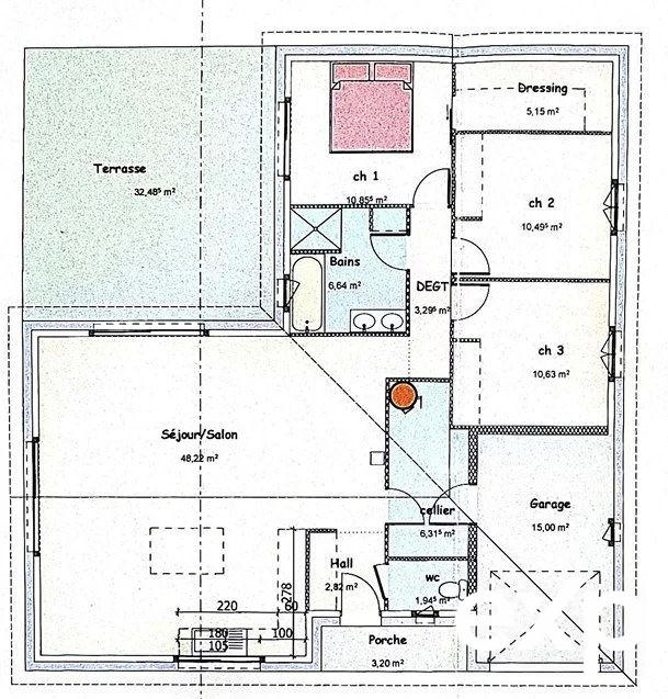 Maison - 106 m² - 4 pièces