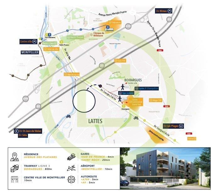 Appartement - 59 m² - 3 pièces