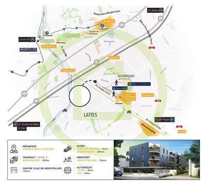 Appartement - 59 m² - 3 pièces