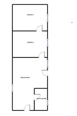 Maison - 50 m² - 3 pièces