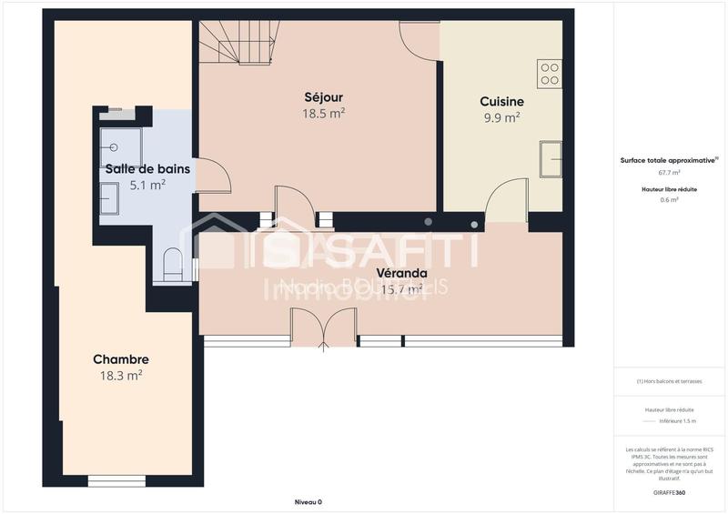 Appartement - 65 m² - 4 pièces