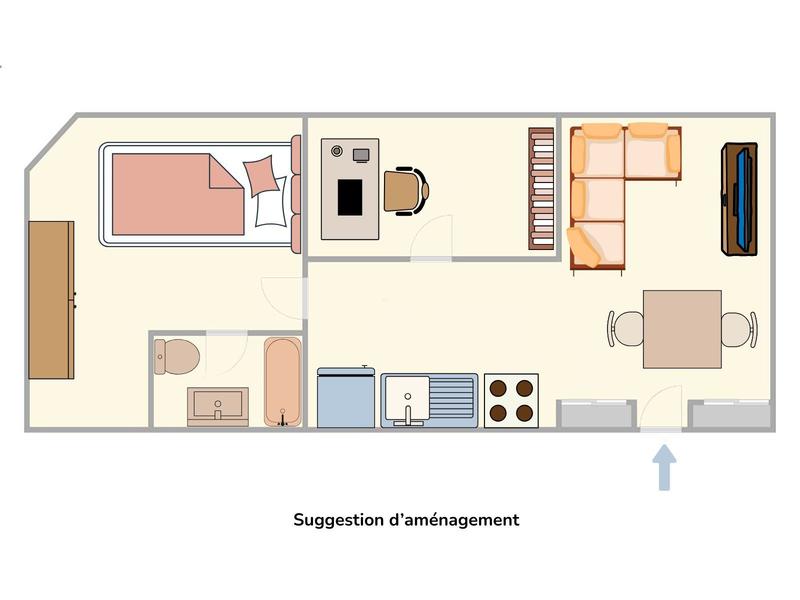 Appartement - 90 m² - 3 pièces