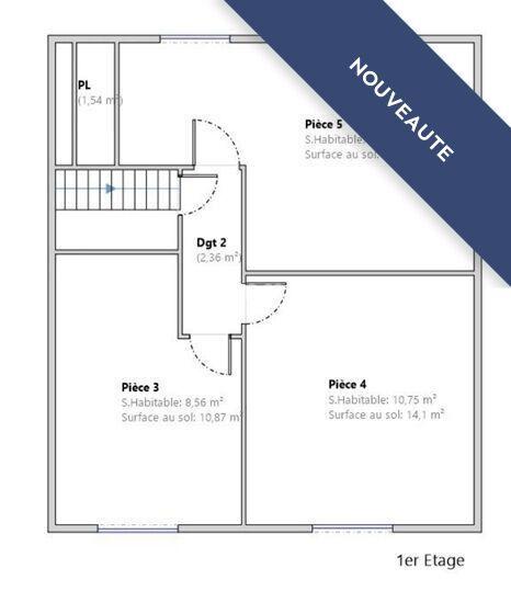 Maison - 98 m² - 5 pièces