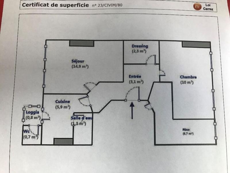 Appartement - 45 m² - 3 pièces