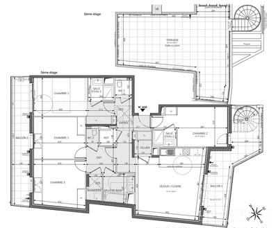 Appartement - 125 m² - 5 pièces