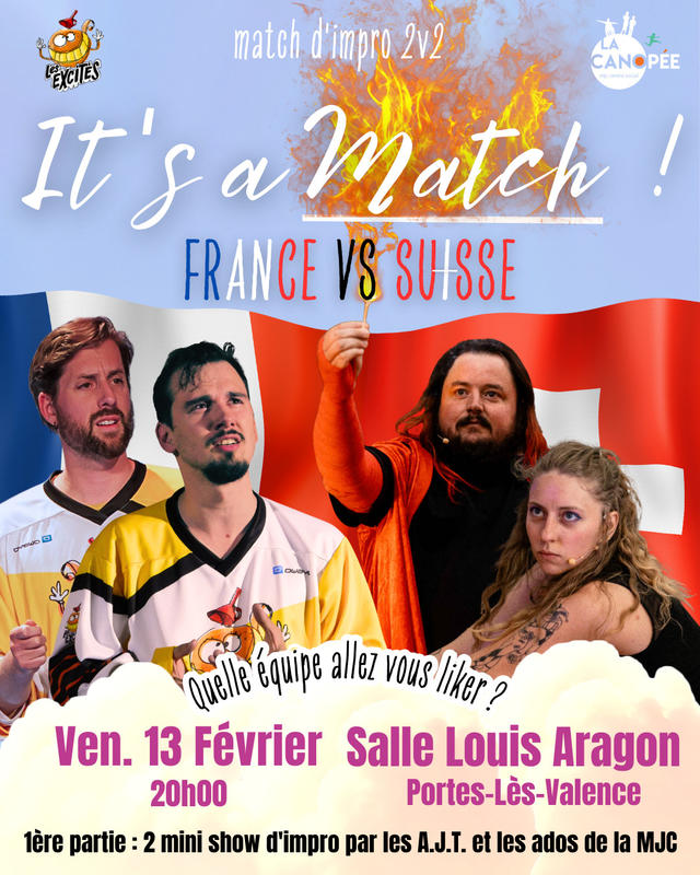 Match d'impro France Vs Suisse