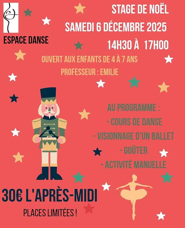 Stage de noël Espace Danse