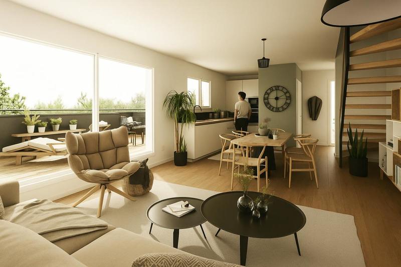 Appartement - 67 m² - 3 pièces