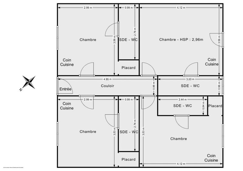 Maison de ville - 110 m² - 7 pièces