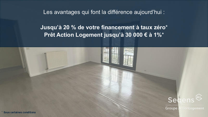 Appartement - 62 m² - 3 pièces