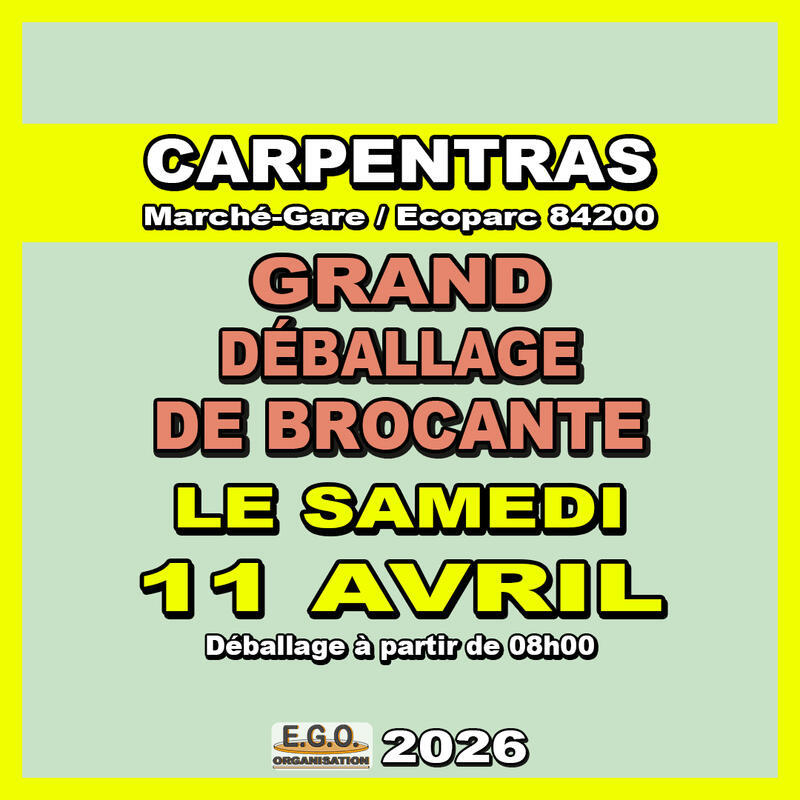 Grand déballage de brocante