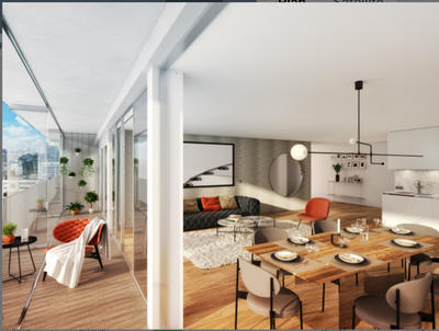 Maison de ville - 96 m² - 5 pièces