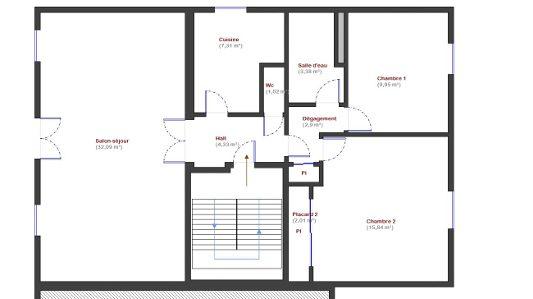 Appartement - 108 m² - 5 pièces