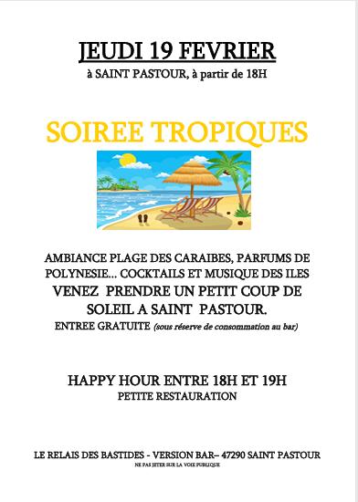 Soirée "Tropiques"