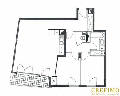 Appartement - 72 m² - 3 pièces