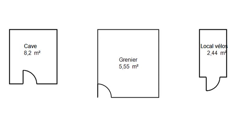 Appartement - 64 m² - 3 pièces