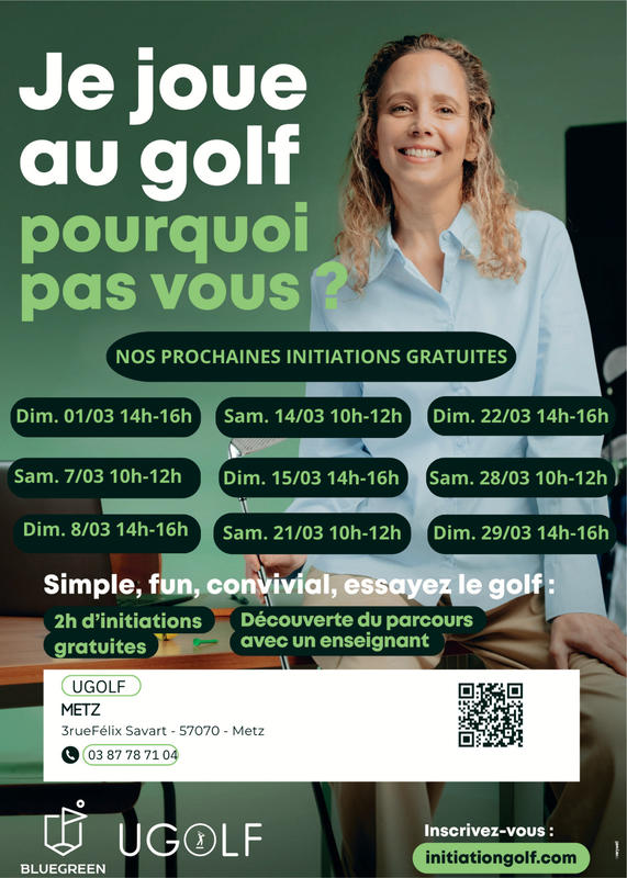Initiations gratuites au golf
