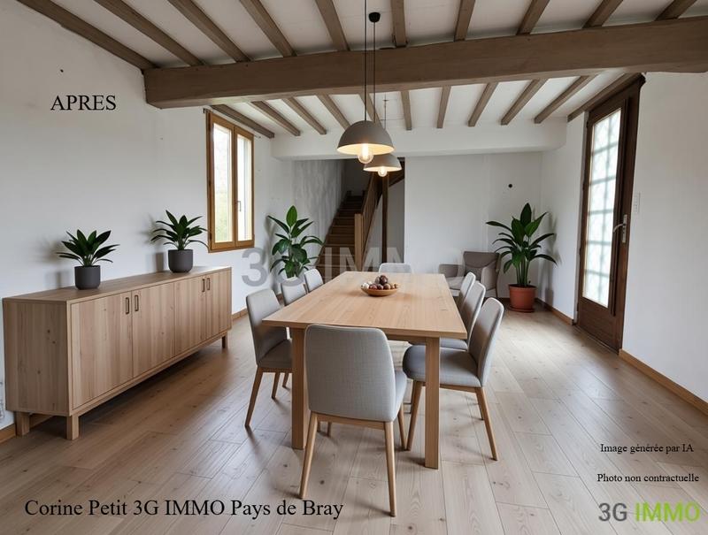 Longère - 66 m² - 5 pièces