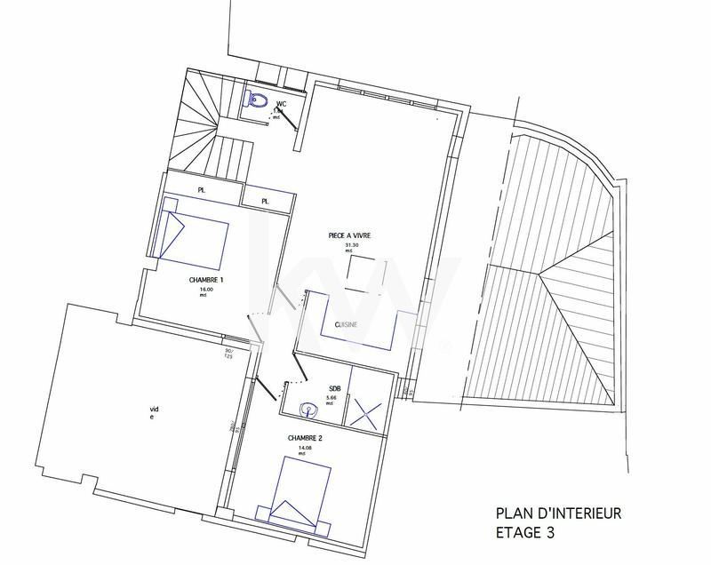 Immeuble mixte - 435 m²