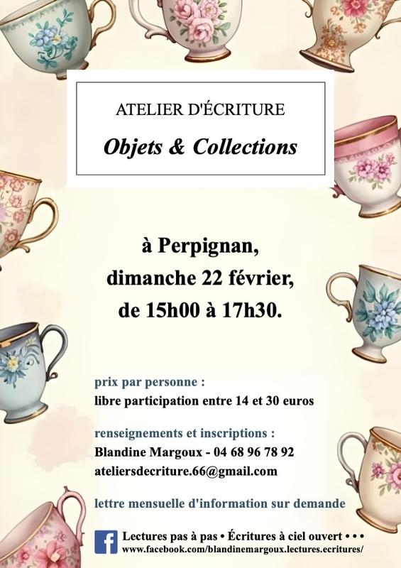 Objets &amp; Collections • Atelier d'écriture créative