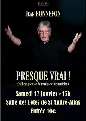 Spectacle Jean Bonnefon