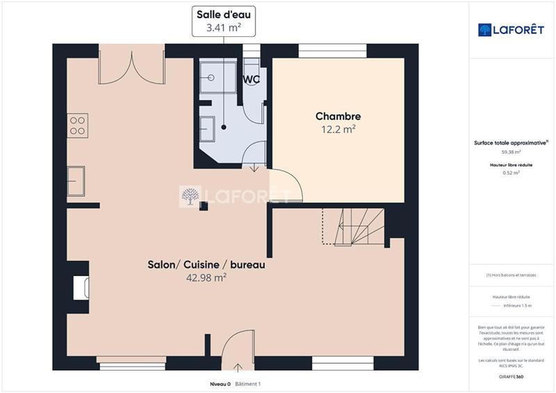 Maison - 80 m² - 5 pièces