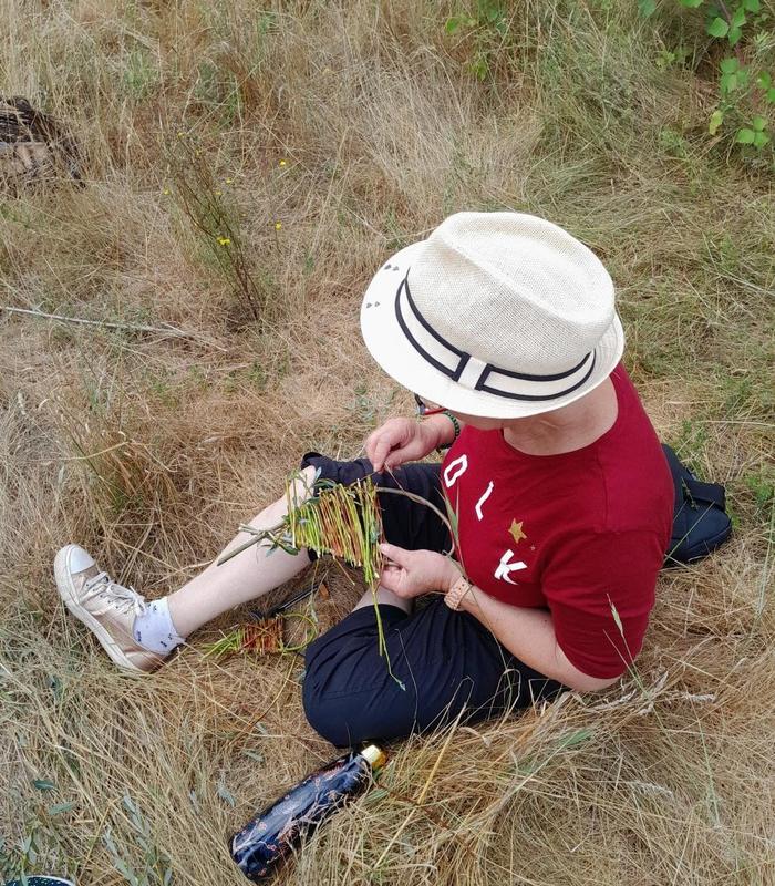 Tressage vagabond "Vieille Loire"