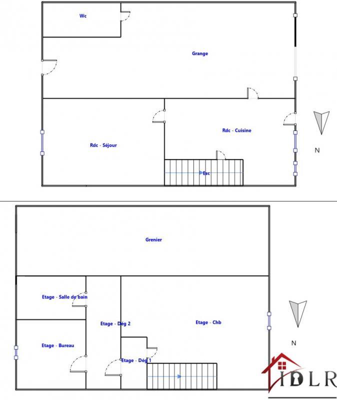 Maison de village - 70 m² - 3 pièces