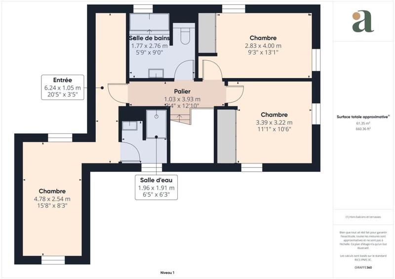 Maison ancienne - 111 m² - 4 pièces