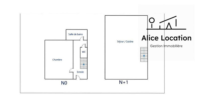 Appartement - 53 m² - 2 pièces