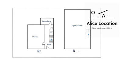 Appartement - 53 m² - 2 pièces