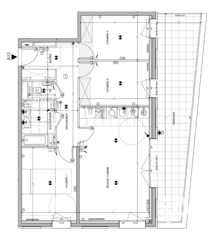 Appartement - 74 m² - 4 pièces