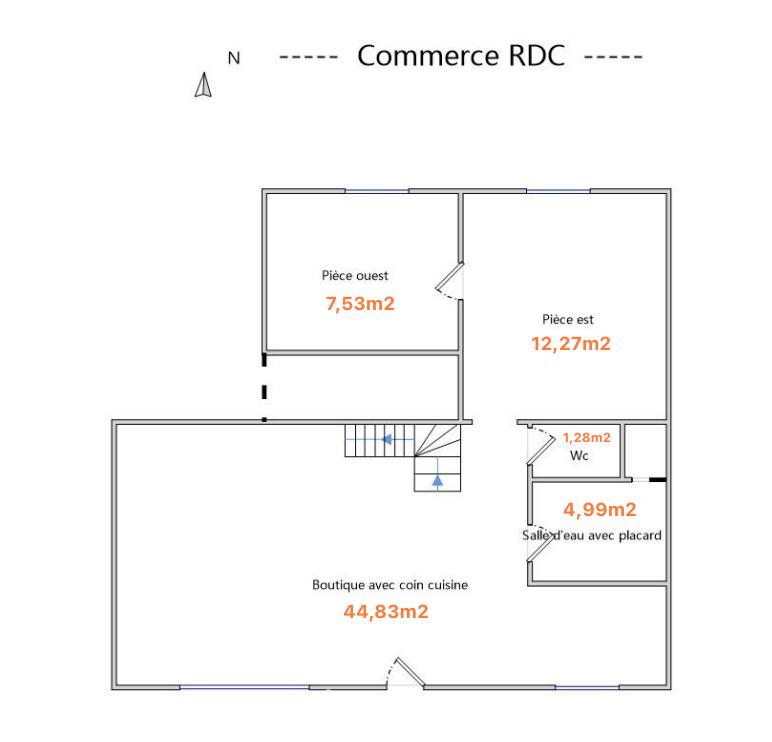 Appartement - 166 m² - 2 pièces