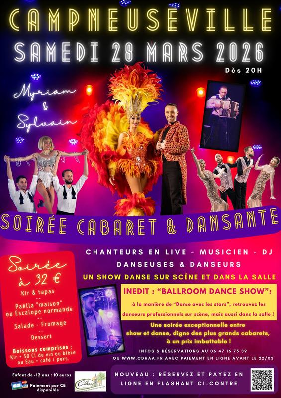 Grande soirée cabaret et dansante à Campneuseville
