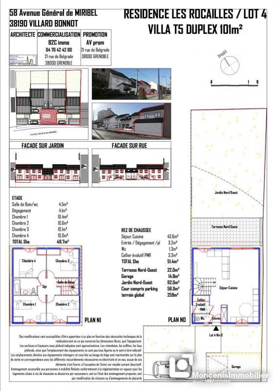 Maison - 101 m² - 5 pièces