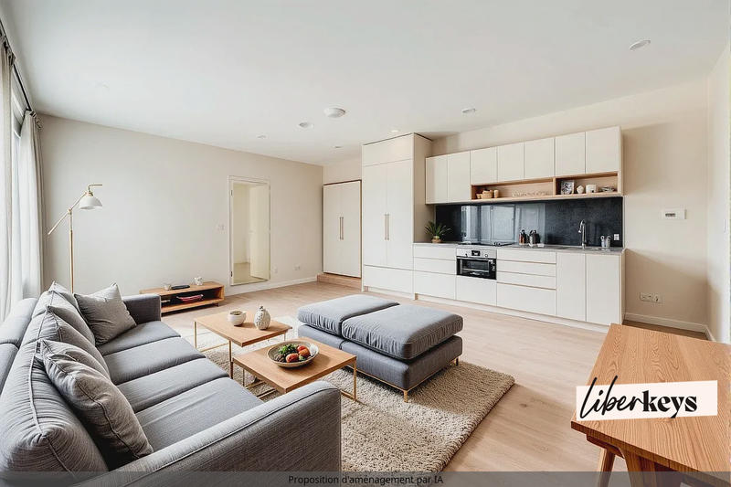 Appartement - 62 m² - 2 pièces