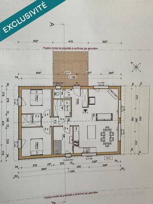 Maison - 85 m² - 3 pièces
