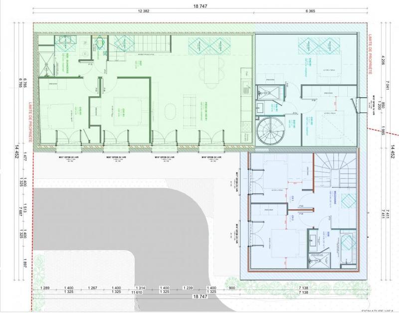 Loft - 67 m² - 3 pièces