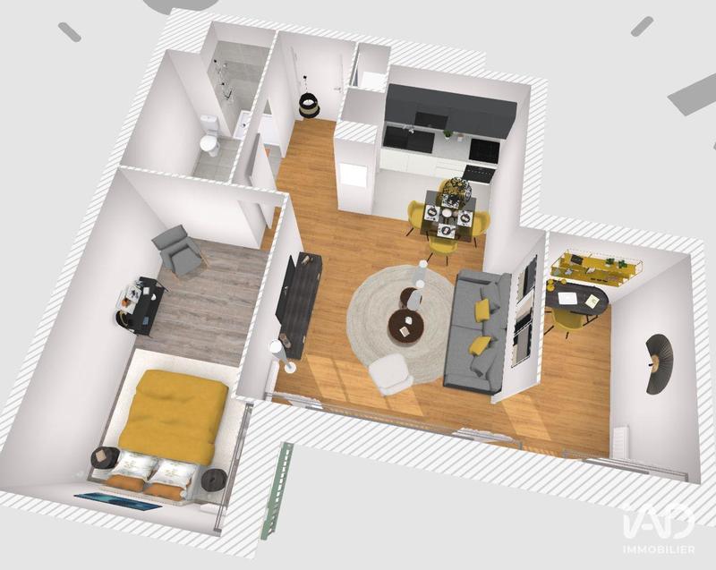 Appartement - 54 m² - 2 pièces