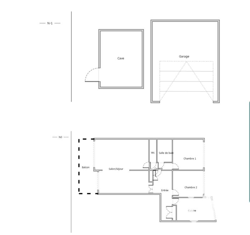 Appartement - 82 m² - 3 pièces